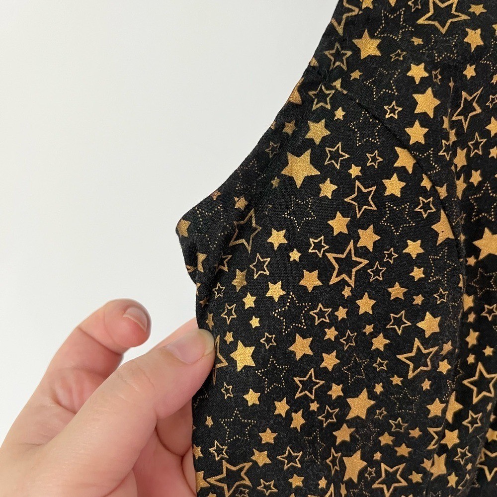 Gold Star Skater Dress – Retrolicious Modcloth Cotton Pockets