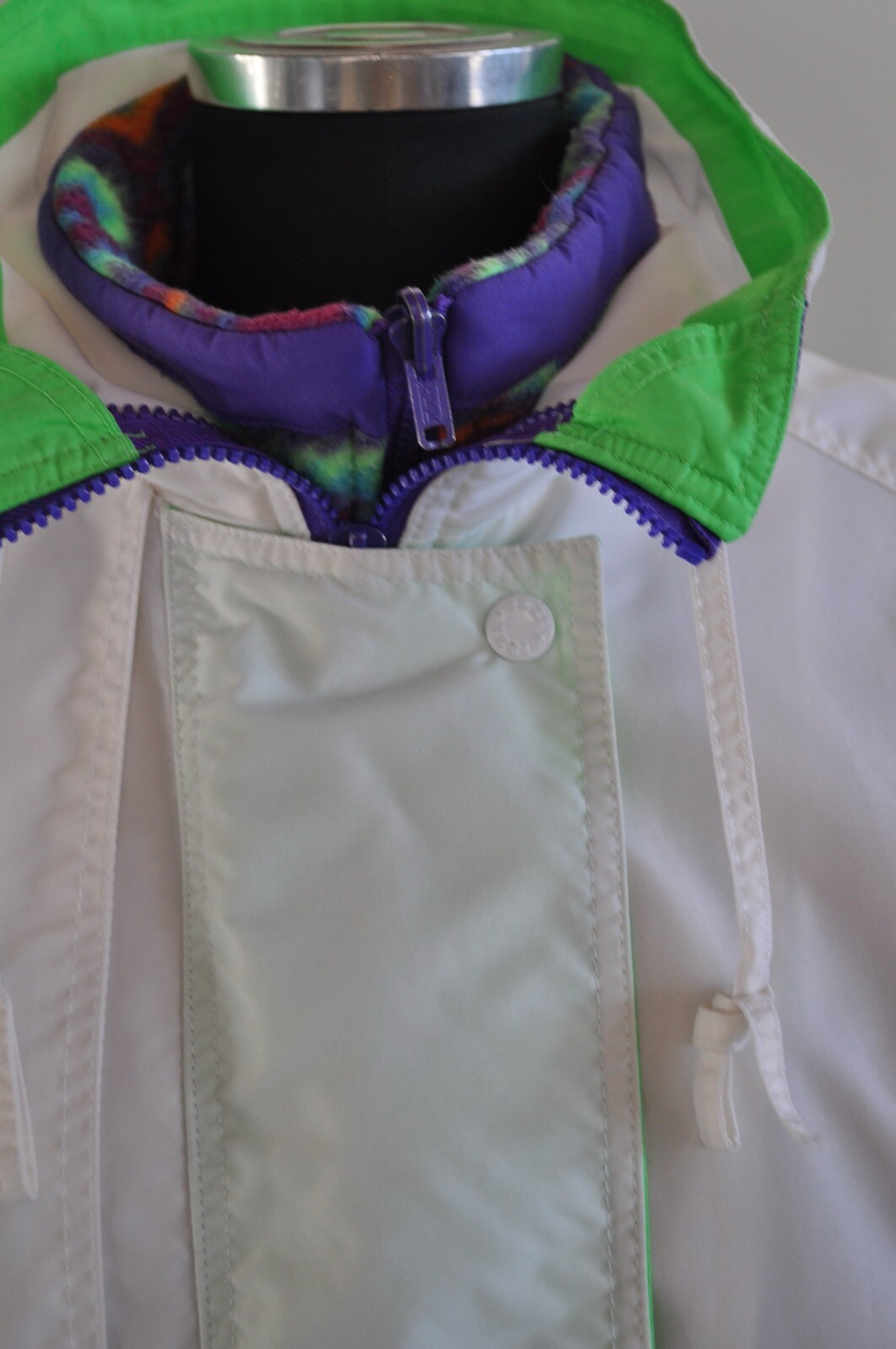 Vintage Izzi Sport Team 1980’s Ski Jacket with Fleece Size Small Retro