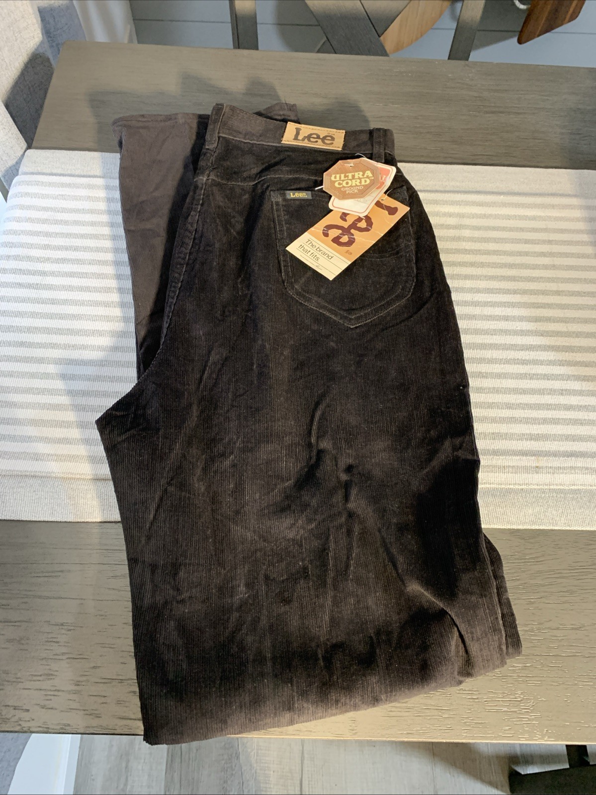 Vintage 70-80 Lee Straight Leg Ms Rider Corduroy Pants NOS NWT Union Label 18 🔥