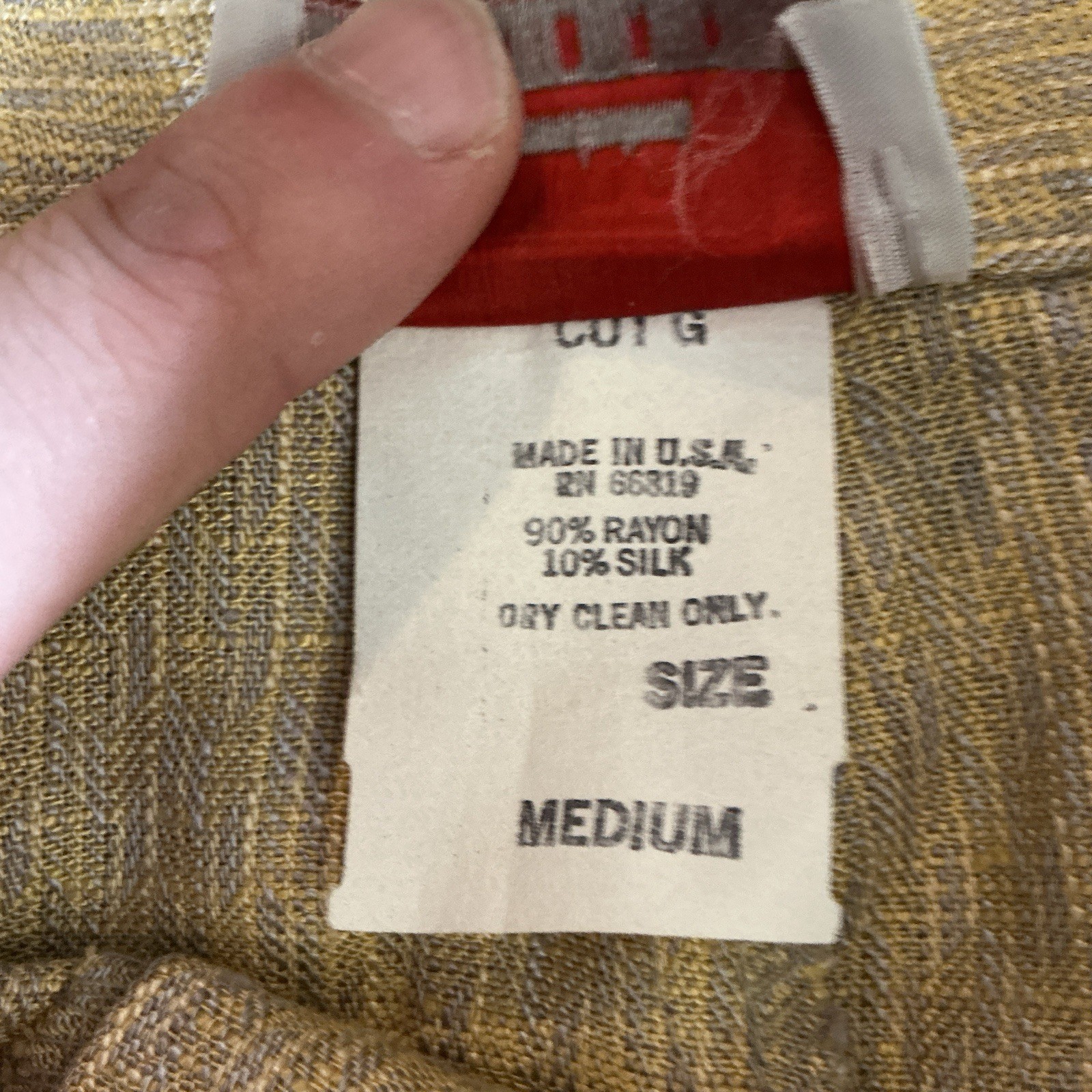 80s VTG Rialto California Rayon Silk Blend Pleated Tapered Pants Sz M USA #4002