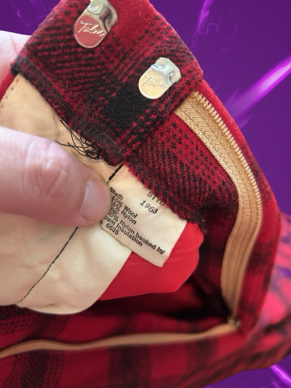 Vintage 1968 Woolrich Pennsylvania Tuxedo Coat & Pants w/Original Suspenders