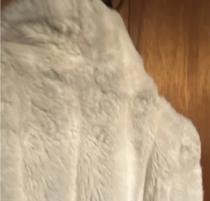 Donnybrook Women’s Vintage Faux Fur Coat White Ivory Regular Size Made in USA