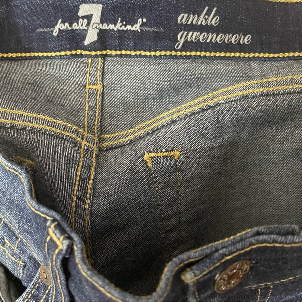 7 For All Mankind Ankle Givenevere Jeans Size 27