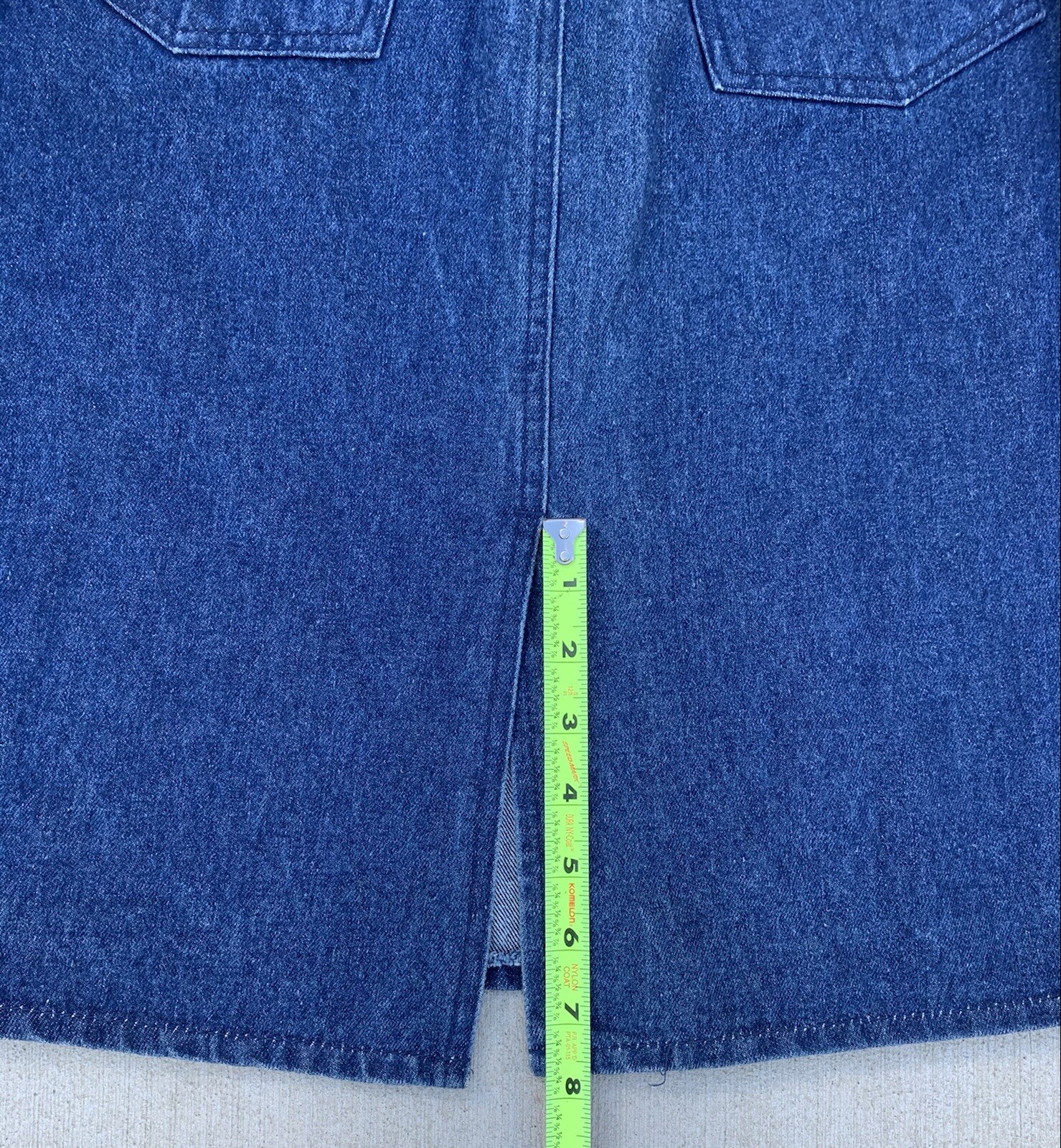Vintage Gloria Vanderbilt for Murjani Denim Skirt High Waist 8 24 1/2” Waist