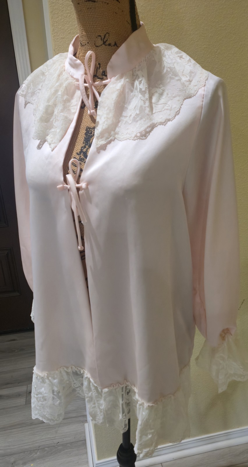 4 Pc Vintage Silky Nightgown Sleep Lingerie Lot Sz Medium