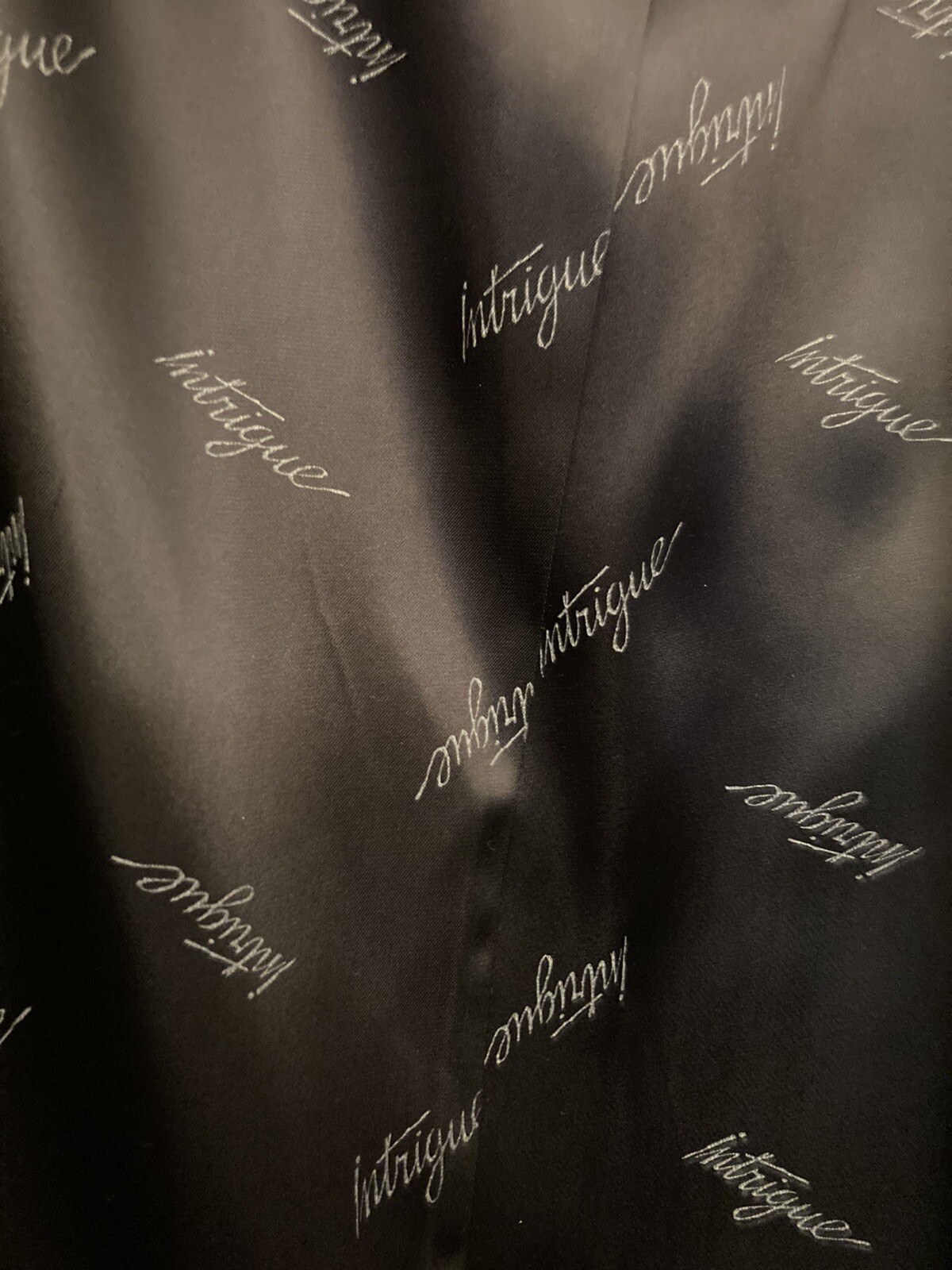Vintage Intrigue Luxury Fabric by Glenoit Faux Mink Coat Rich Black Mint Size 12