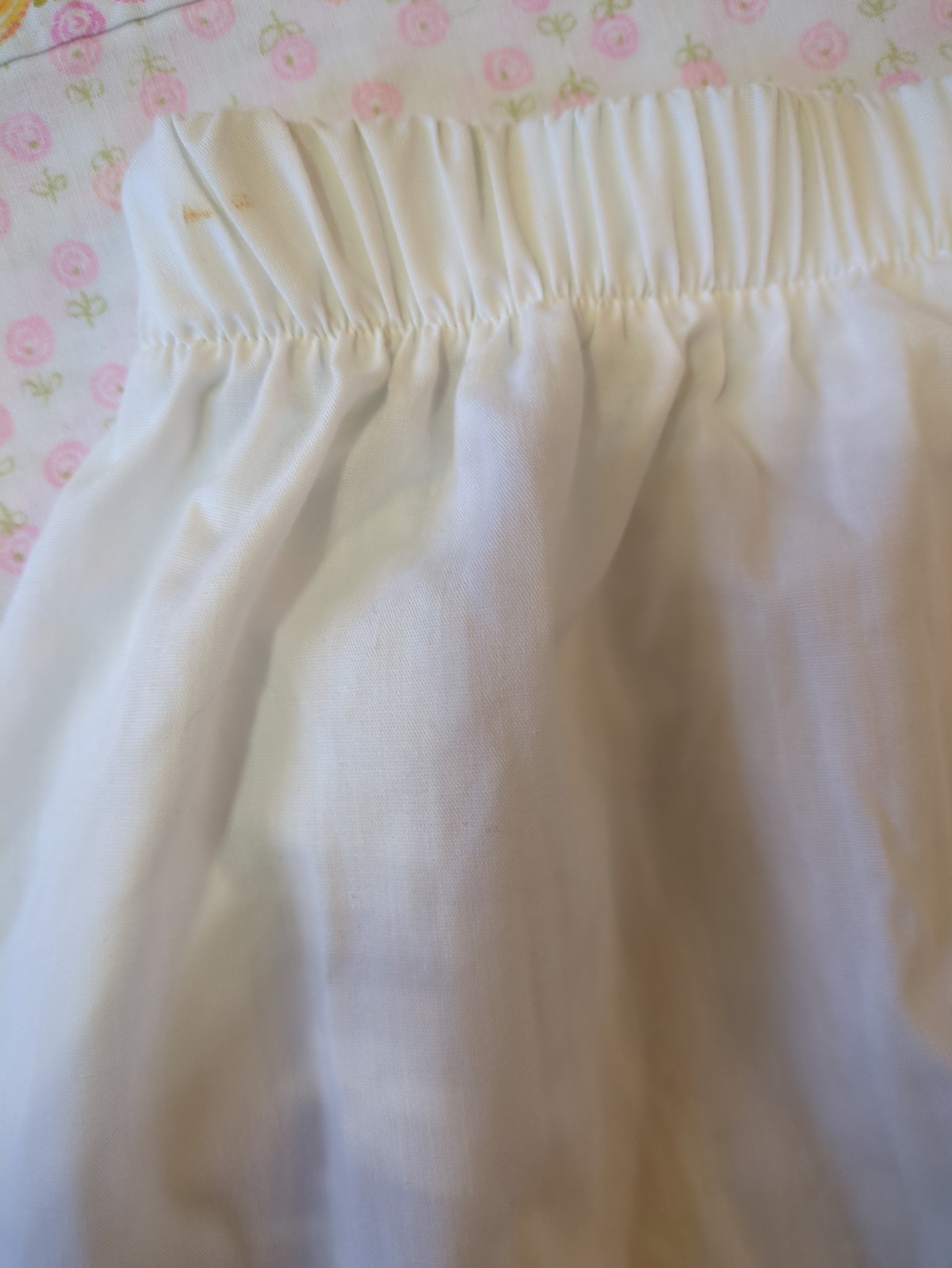 Vintage California Connection White Ruffle Petticoat Skirt M Cottagecore Slip