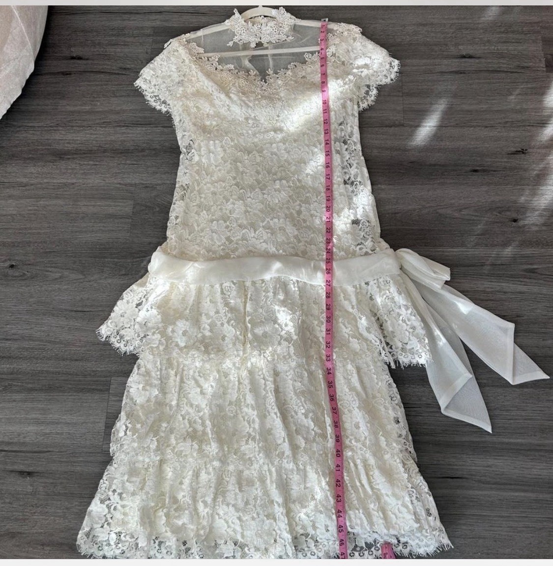 Alfred Angelo 1980s Lace Wedding Dress
