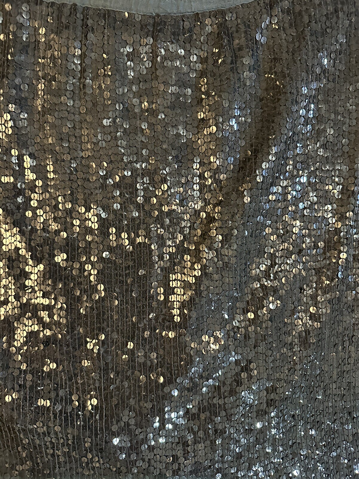 Vintage Jean For Joseph Le Bon 80’s Black Sequin Silk Skirt Size Medium