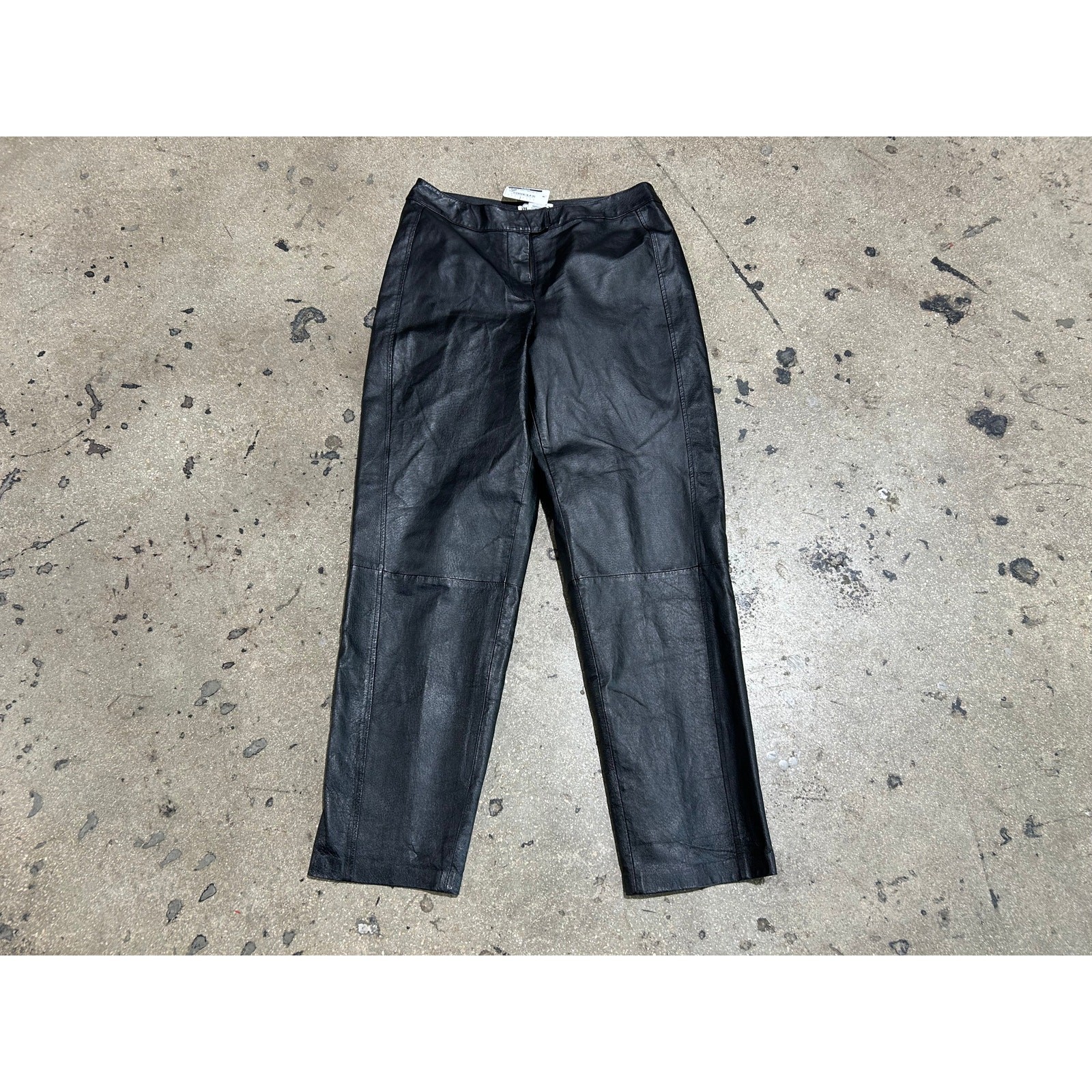 Womens Bagatelle Leather Pants – Black Size 12