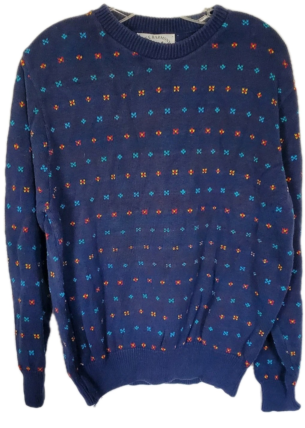 Vintage 1980s 1990s Lake Harmony Grandpa Sweater Size Large