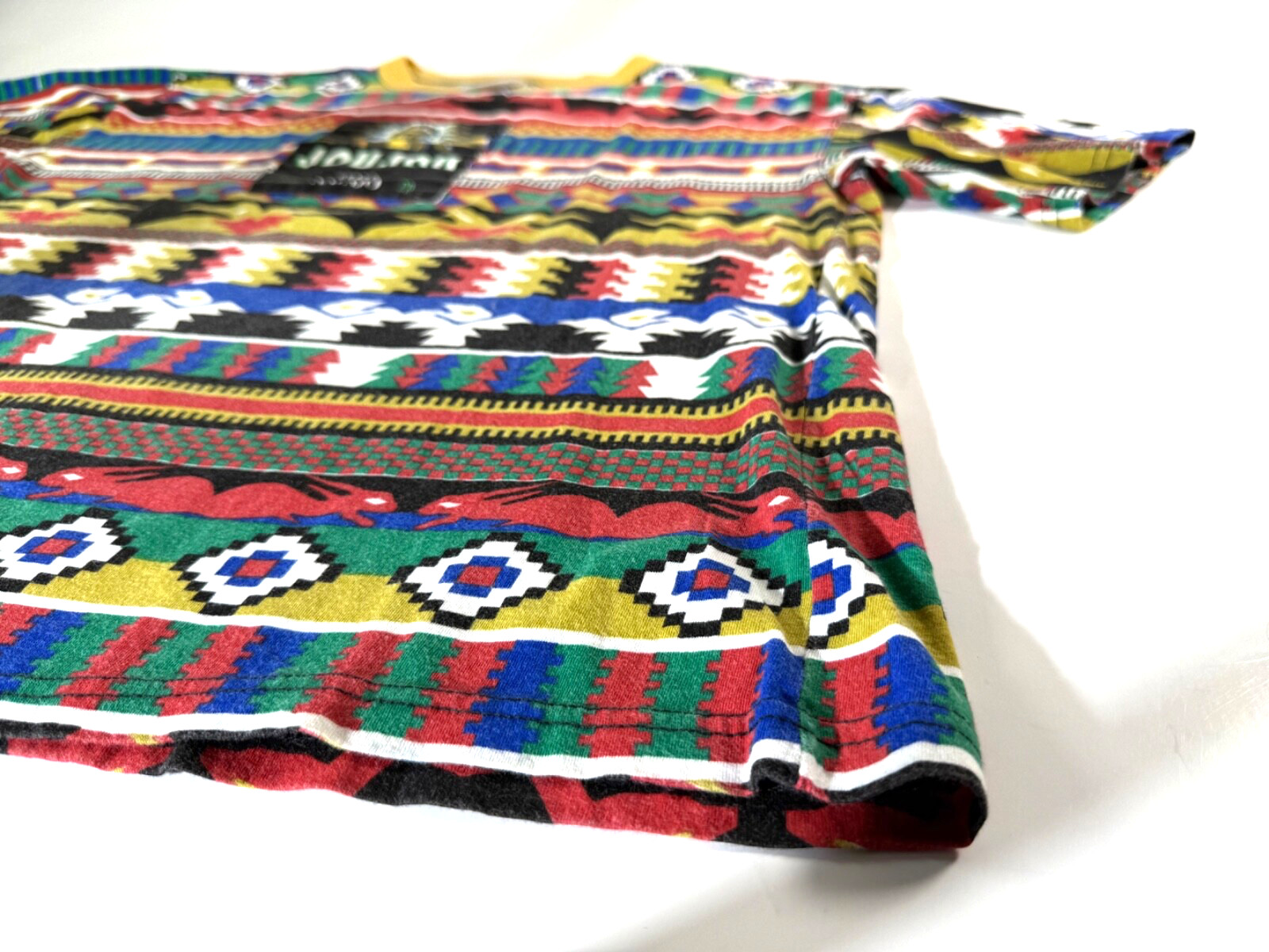 Vintage Womens Joujou Navajo T-shirt Large 1990’s AOP Cotton Medium