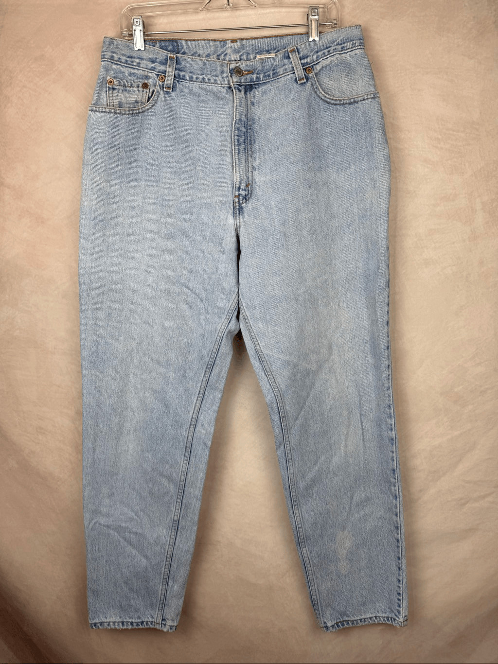 Vintage Women’s Red Tab Levi’s 550 Jeans Size 16 32×30 Light Wash 03/99 READ