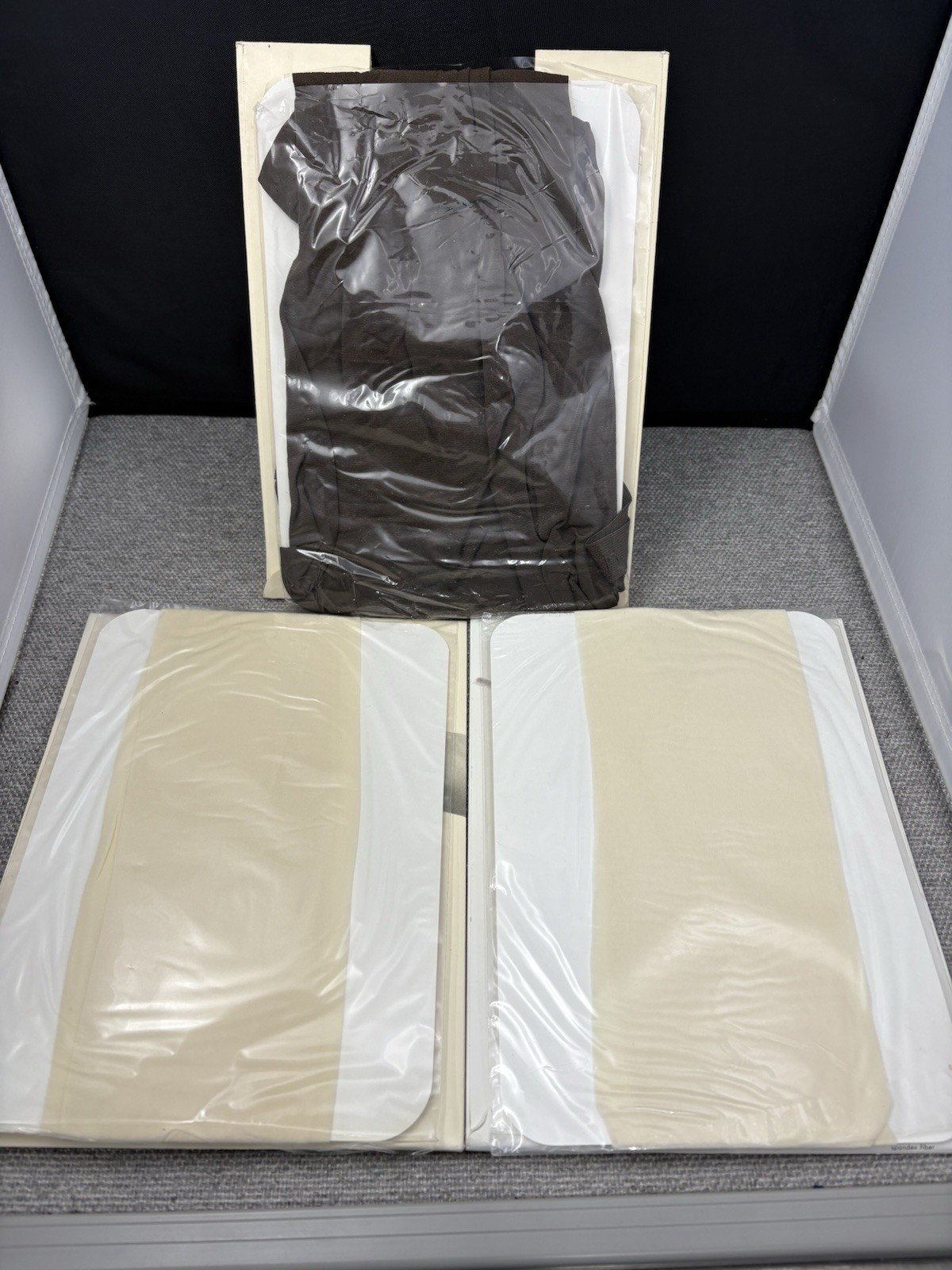 VTG Calvin Klein Pantyhose Lot of 3 Deadstock NWT Matte Sheer Sz BC3 Ivory Sable