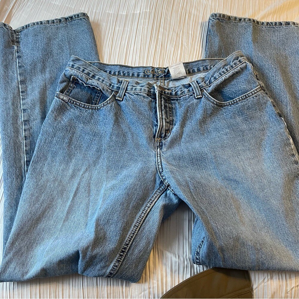 Cruel Girl slim faded denim jeans wide size 17 Xlong