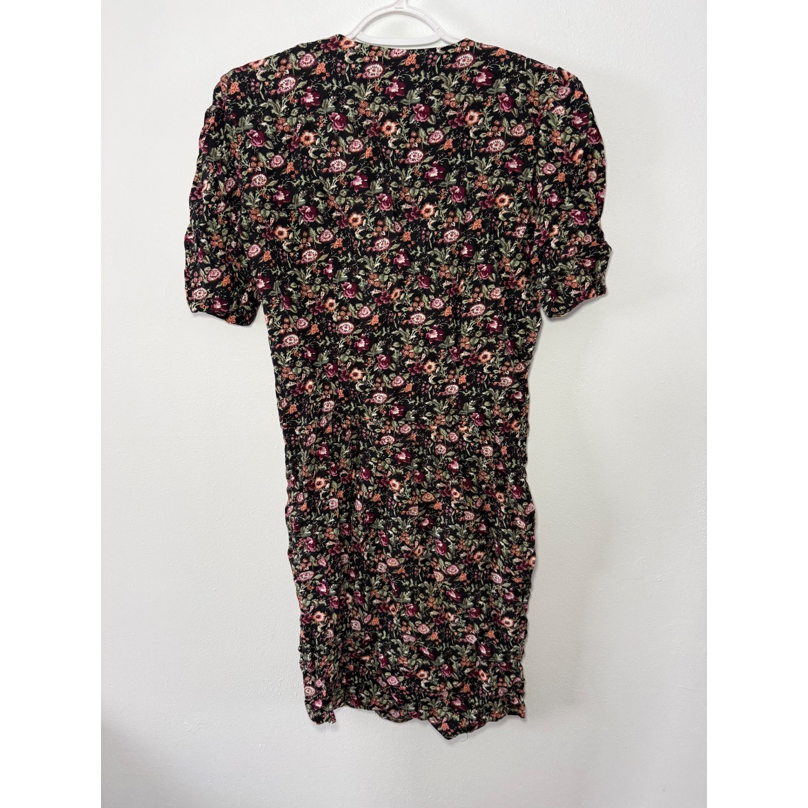 All That Jazzy Vintage 90s Floral Button Front Mini Dress Small Cottage