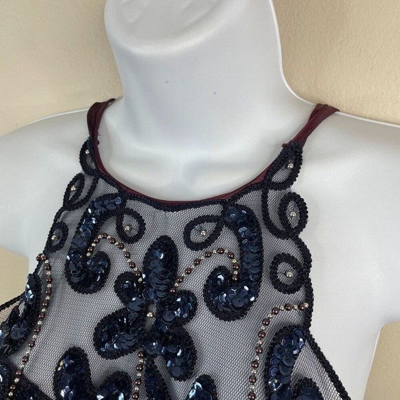 Vintage Y2K Morgan Co Whimsigoth Fairy Silky Slip Dress Small Purple Maxi HOCO