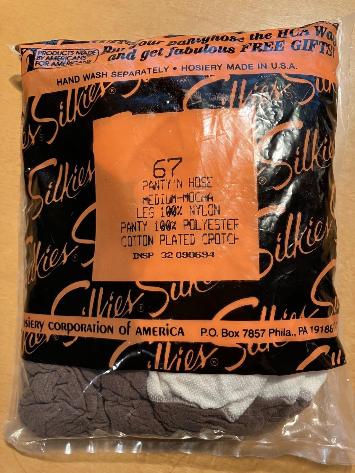 Vintage Silkies Panty’N Hose SZ MEDIUM color: Mocha 67 new in unopened package