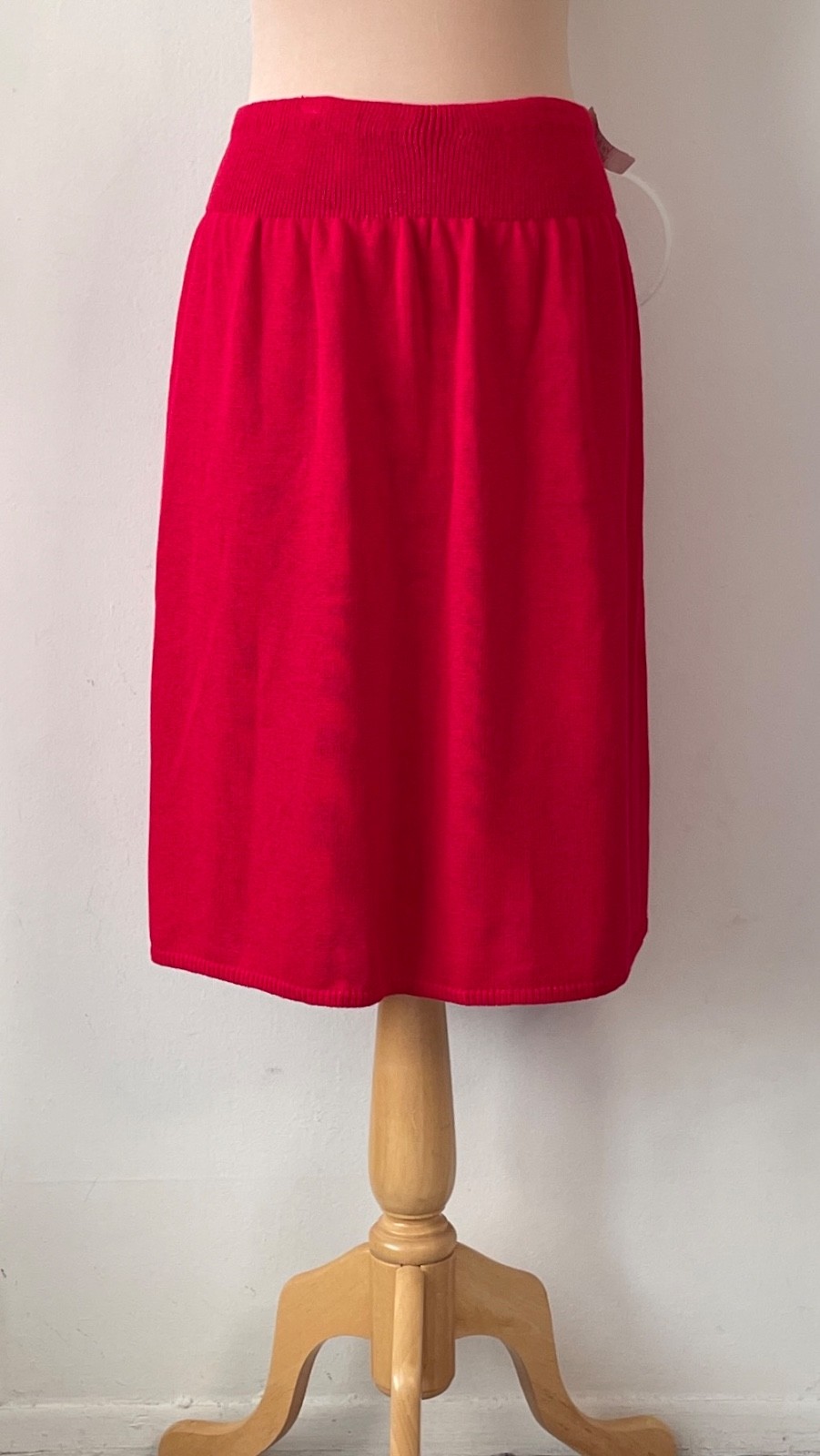 Vintage 90’s Size L Jacobson’s San Remo Red Knit Jacket & Skirt Set NWT $260