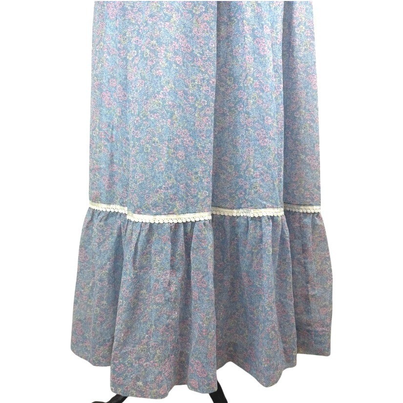 Vintage Womens (XS) 70s Dress Maxi CANDI JONES Boho Formal Prairie Festival Prom