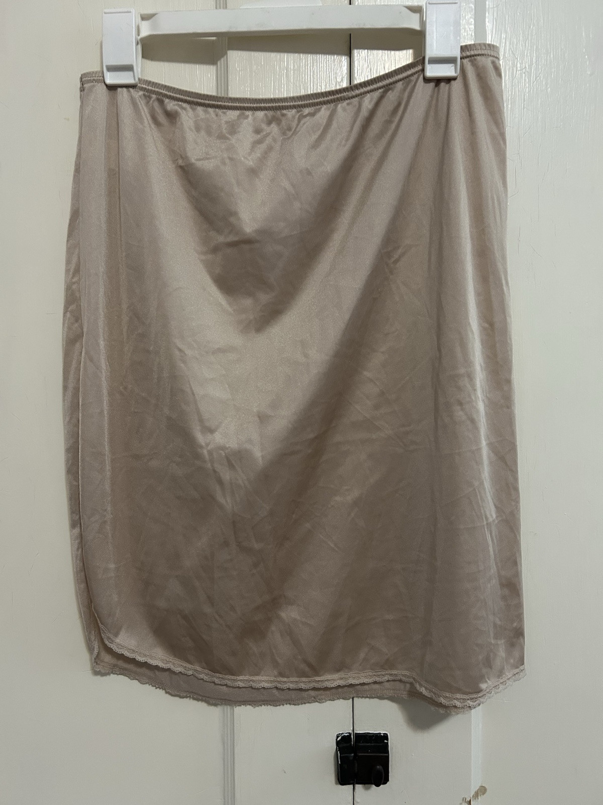 Vanity Fair Size 22” 31” Length Nude Color Blue Vintage