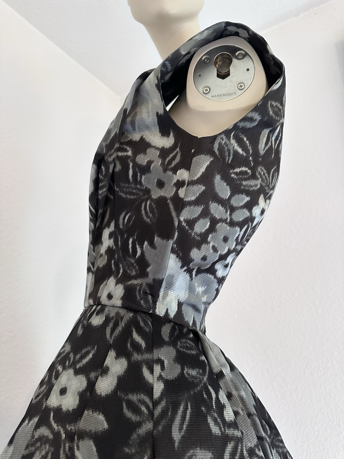 Vintage PIERRE BALMAIN SILK FAILLE BUBBLE HEM w/BOWS!! COCKTAIL DRESS JACKET SET