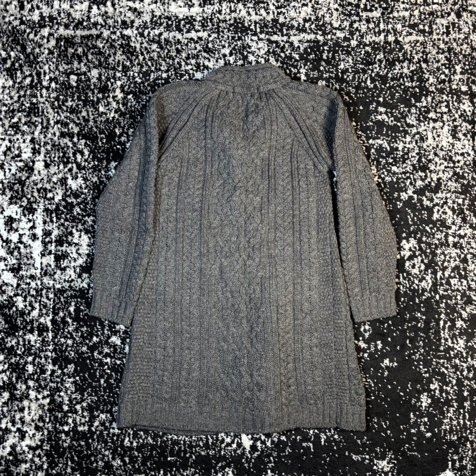 Vintage NWT Aran Crafts Ireland 100% Merino Wool Knit Button Up Cardigan Size S