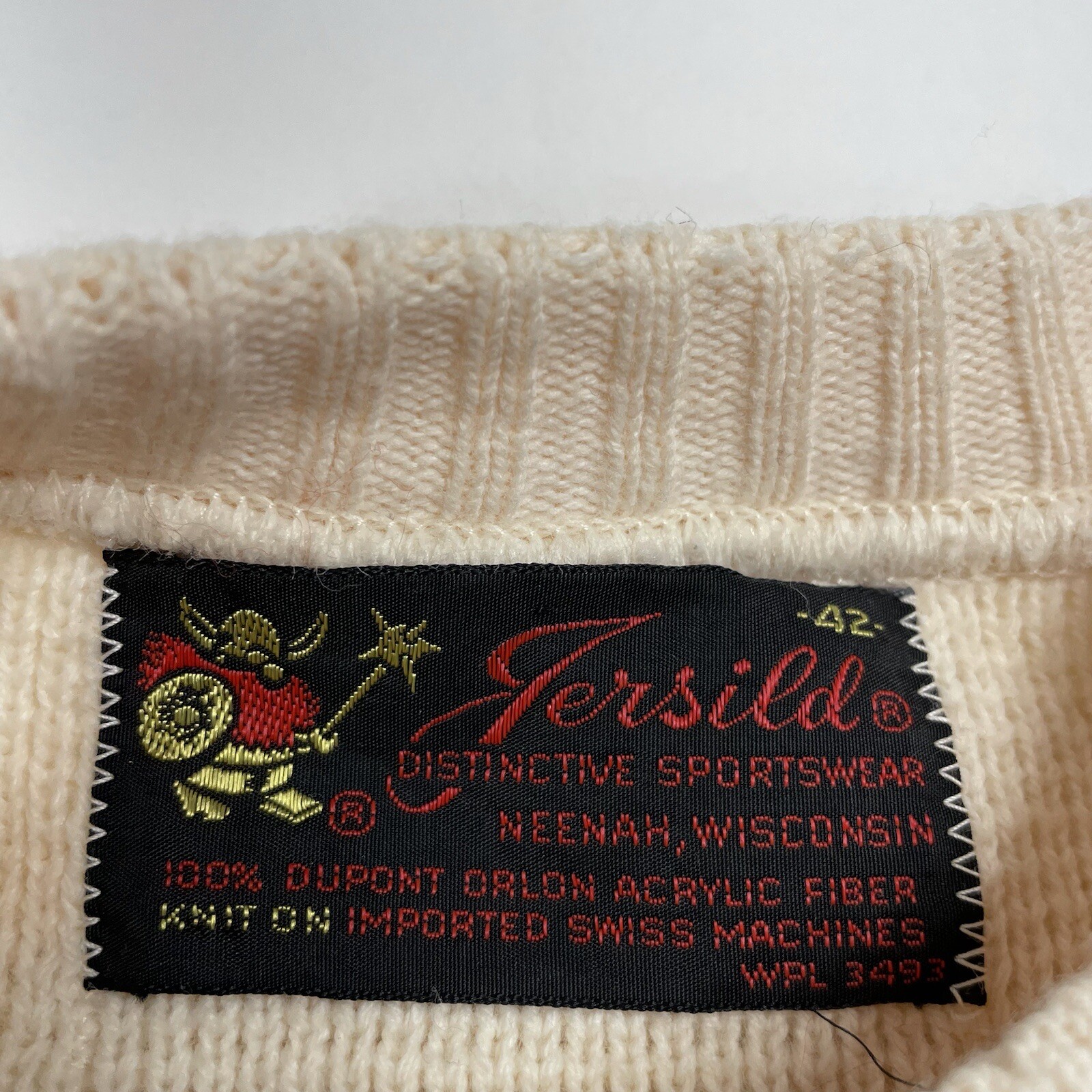 Vintage Swiss Jersild Cardigan Knitted Button Sweater Women’s Size 42