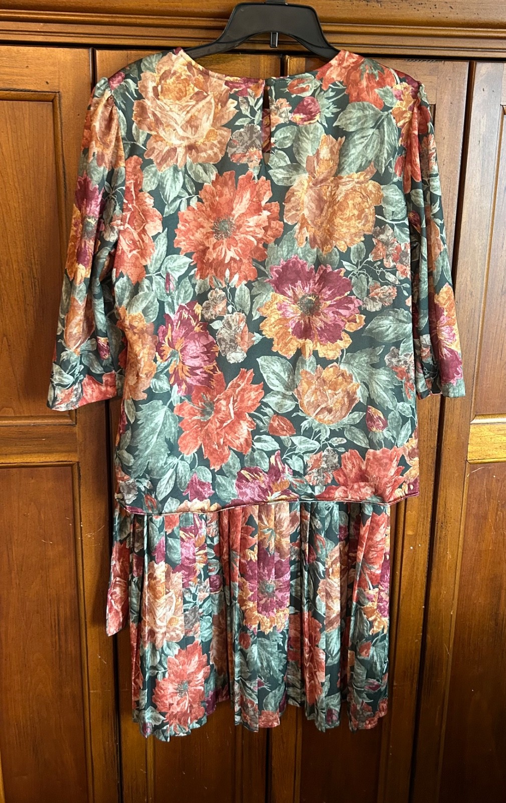 California Looks Vintage Dress Floral Cottage Core sz 14 WP USA