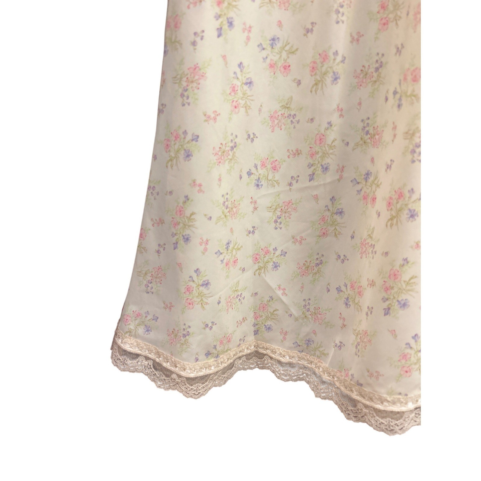 Rare Grail Vintage Barbizon Floral Lace Half Slip Skirt Cottagecore Coquette