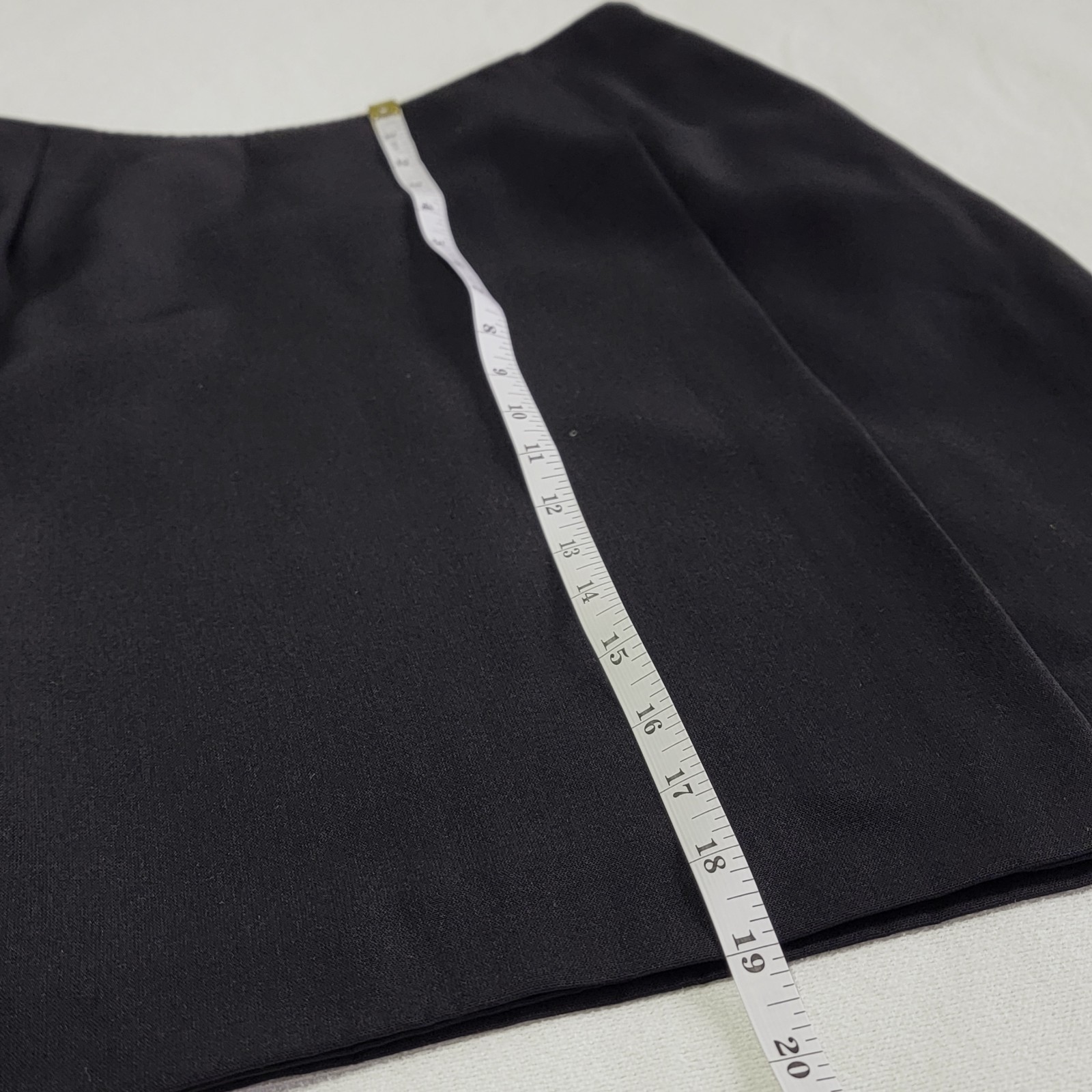 Vintage Geoffrey Beene Black Pencil Skirt Size 4 Minimalist 90s Career Office