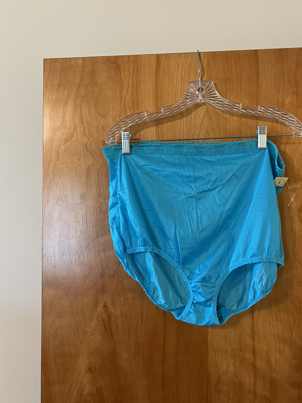 Kmart Panties Underwear Nylon Tricot Blue Panty USA Vintage K-mart NWT Esteem 9