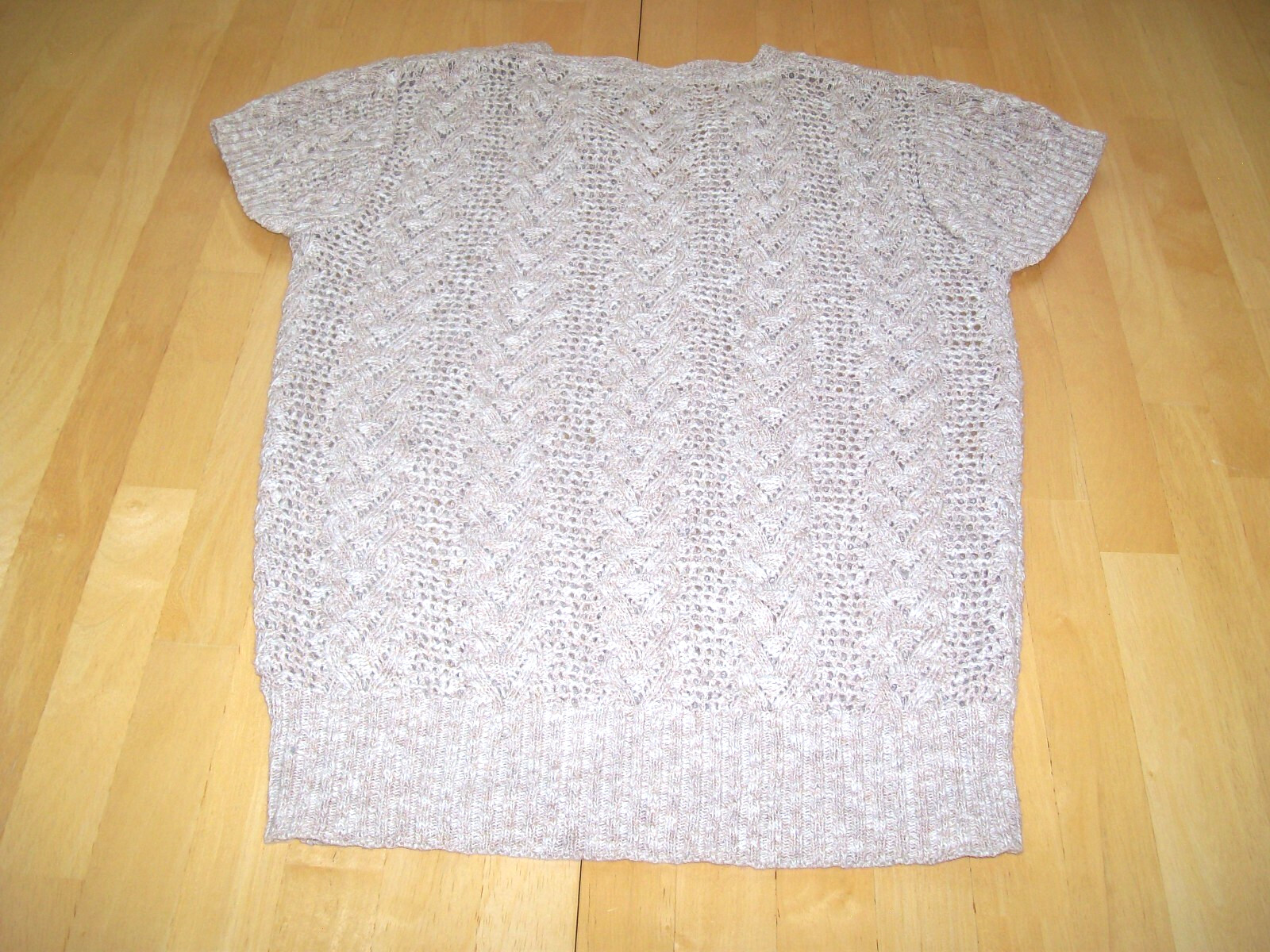 True Vintage 1980’s Kenneth Too! Boho Crochet Knit Sweater Top Shirt Small VTG