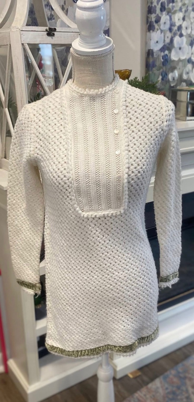 VTG Mod Sweater Dress 60s Gay Gibson