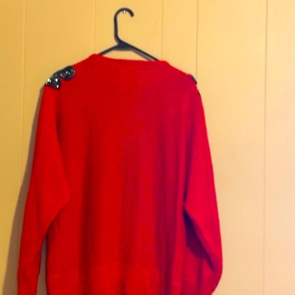 VTG ANGORA SILK WOOL Blend 24w Embellished Sweater DIANA MARCOS W Avant-Garde
