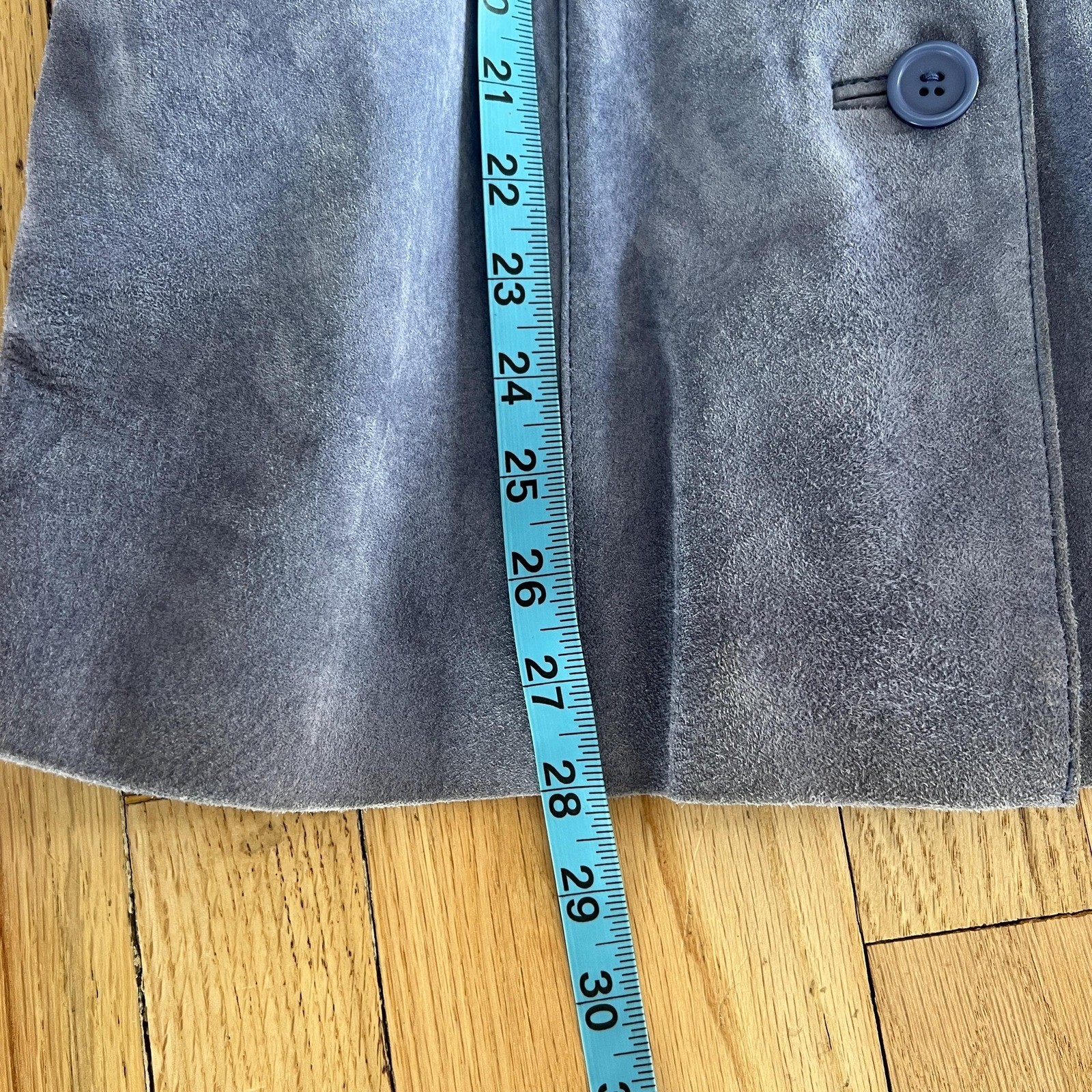 Vintage 1990s Lavender Suede Jacket Minimalist Leather Blazer Lage