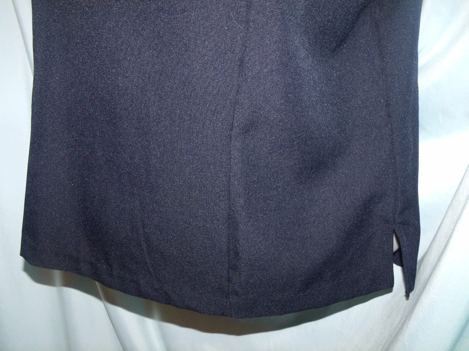 Salon Studio Haband Navy Blue Polyester 3 pc Pant Suit Women’s Petite PL VTG 90s