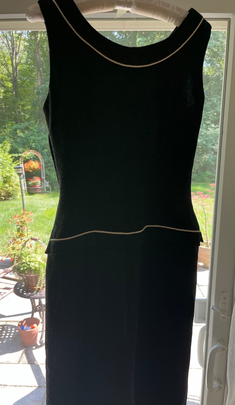 Vintage 1940s 1950s 2 PC David/Carole King Wool/Acrilan Dress Ensemble Bust 34