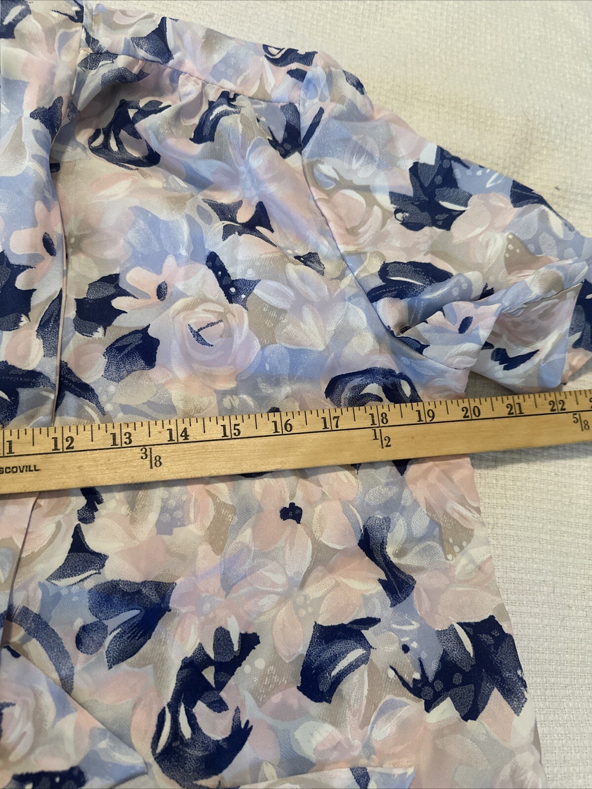 Vintage Lot Of 4 Short Sleeve Ladies Button Up Blouses Shirts Sz 7/8 9/10