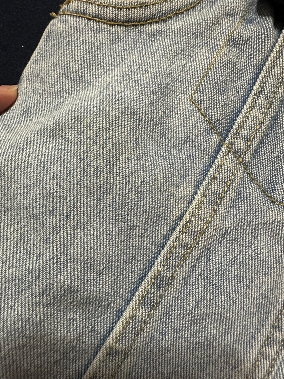 Vintage 90s Breaker Jeans Womens Vest Size S Button Down Denim Biker
