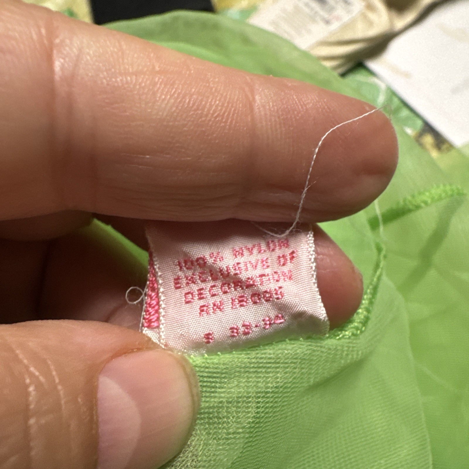 Vintage Retro Groovy Highlighter Green 3piece Lingerie Sleep Set Sexy Set
