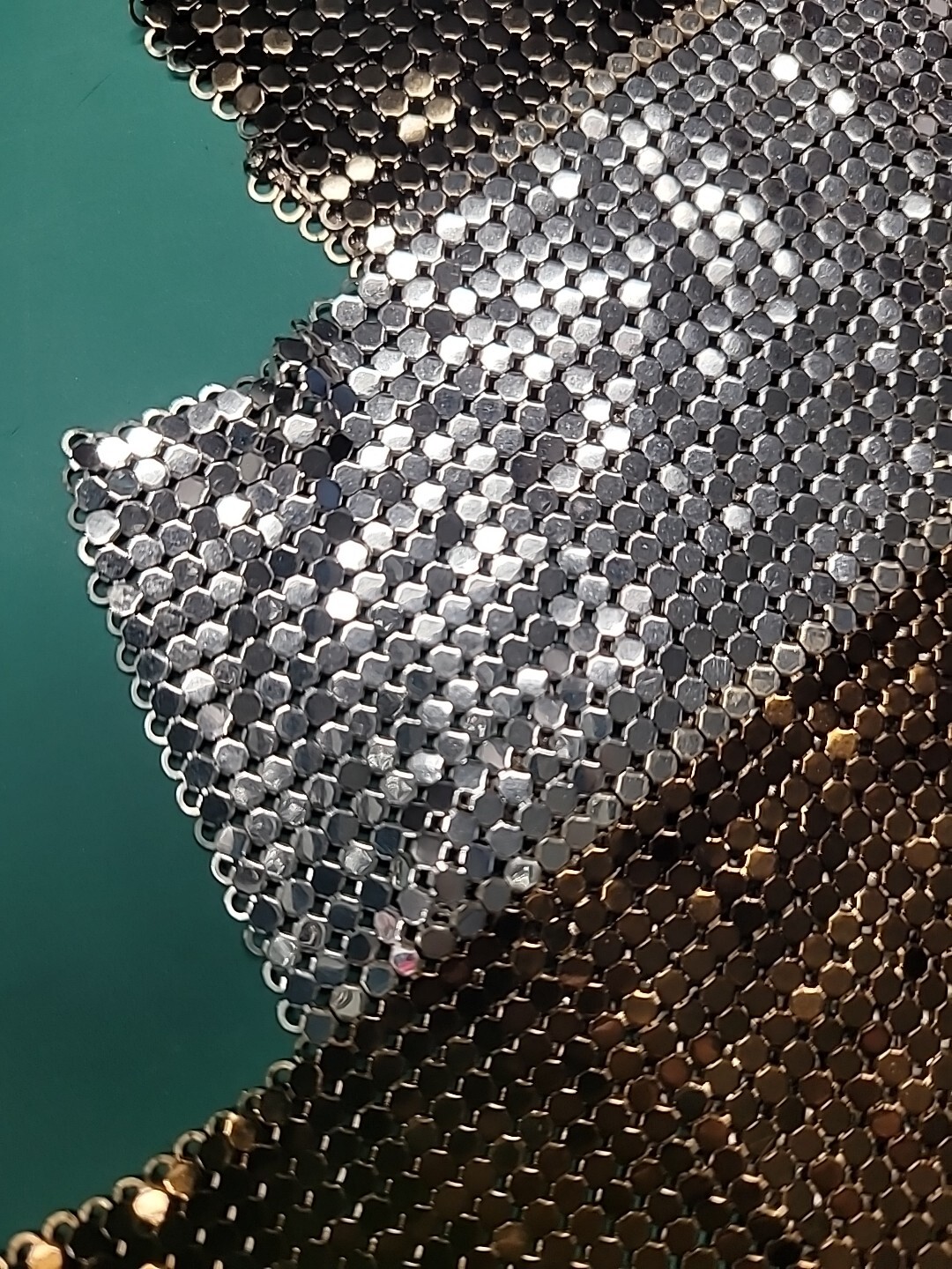 Vintage Unmarked Chain Mail Mesh Top