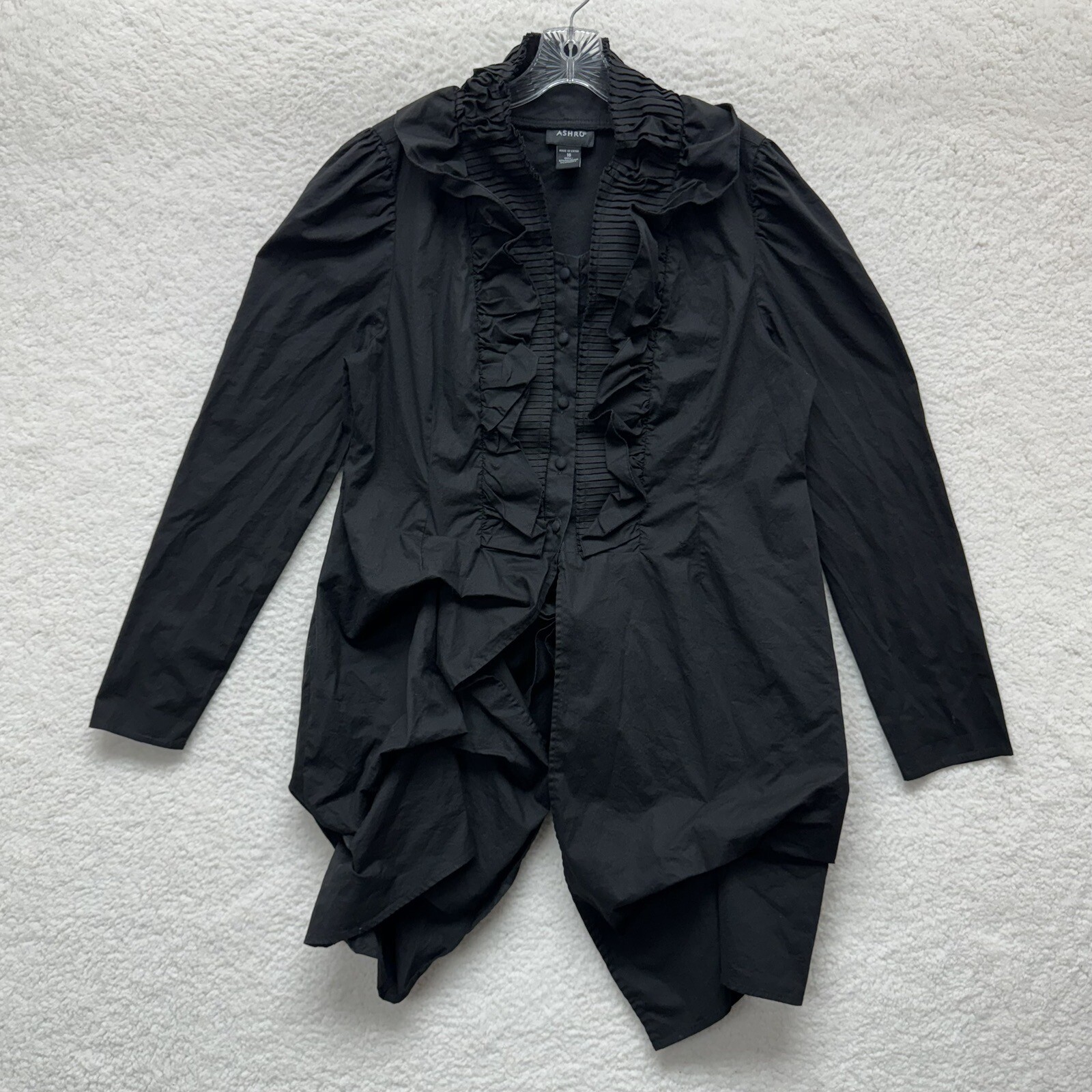 Y2K Vintage Button Top Blouse 16 XL XXL 2XL Edwardian Goth Fairy Whimsigoth
