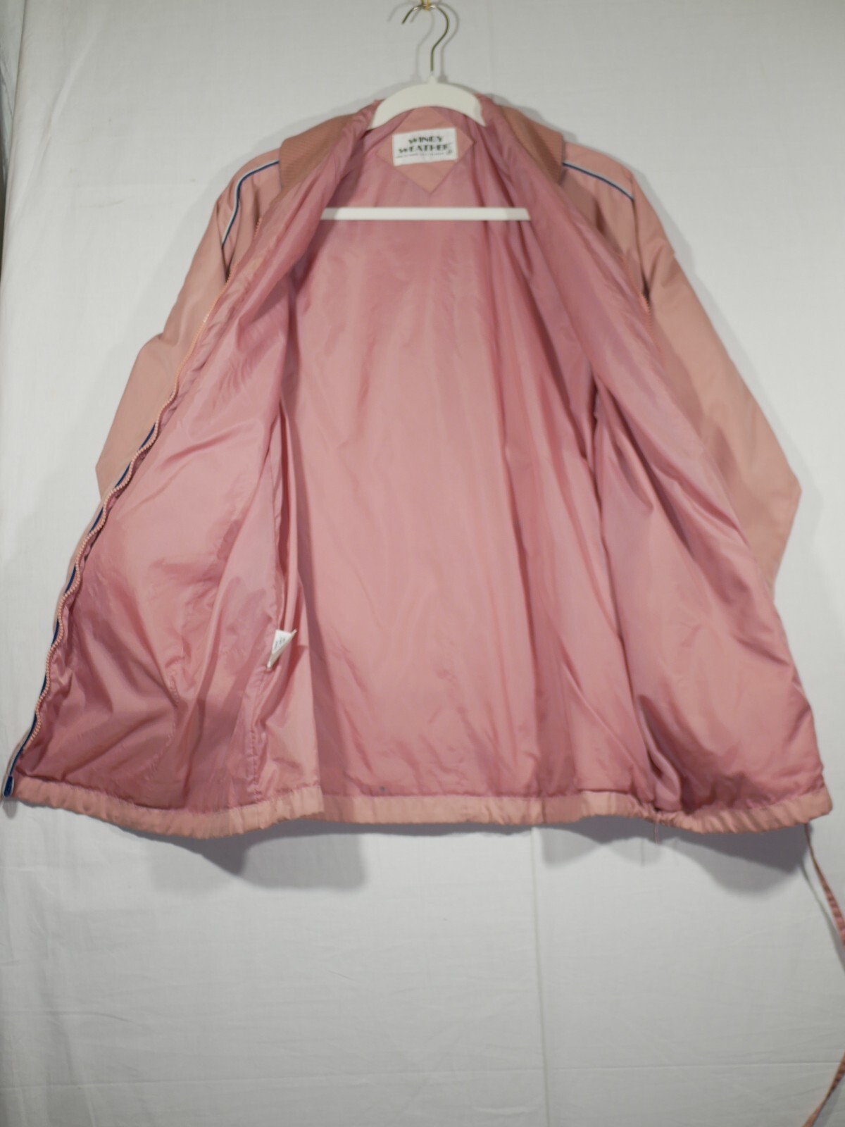 VTG 80s WINDY WEATHER Light Windbreaker Bomber Jacket Sz 14