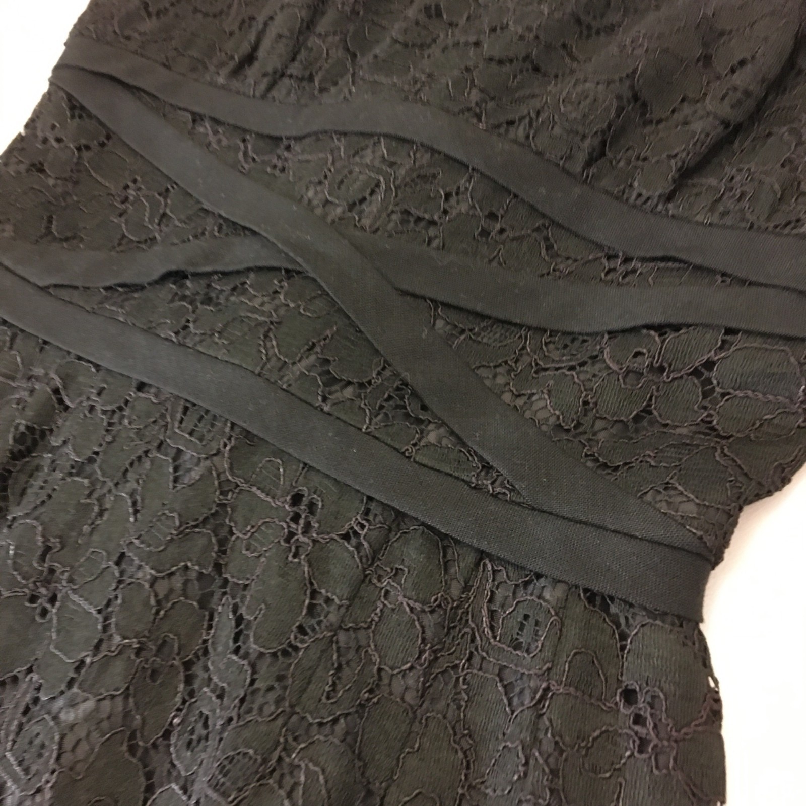 Vintage 50s 60s Black Wiggle Dress Party Cocktail Christmas LBD MCM Bombshell (I
