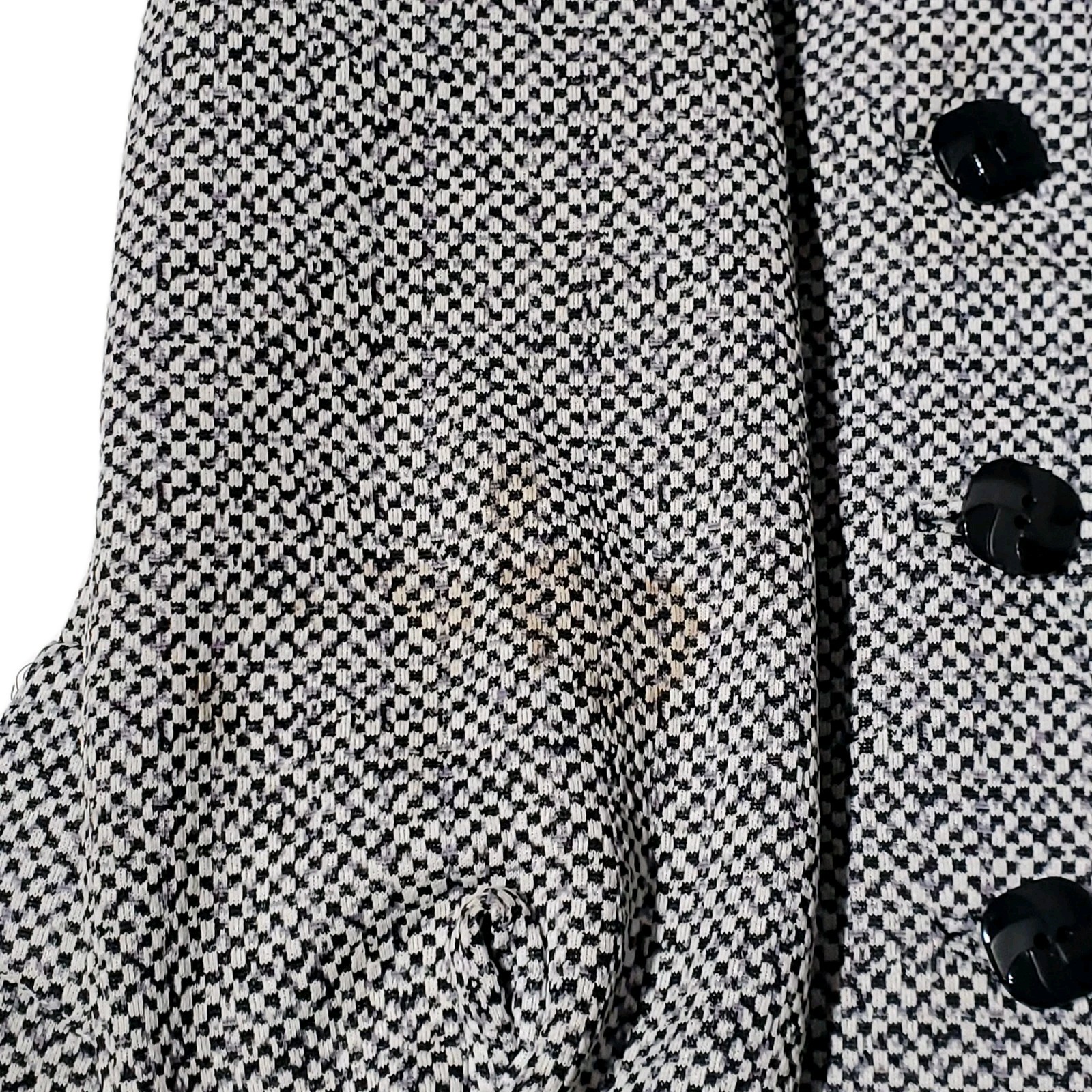 Vintage Norman Wiatt Knits Women’s Houndstooth Business Suit Dress Size Medium