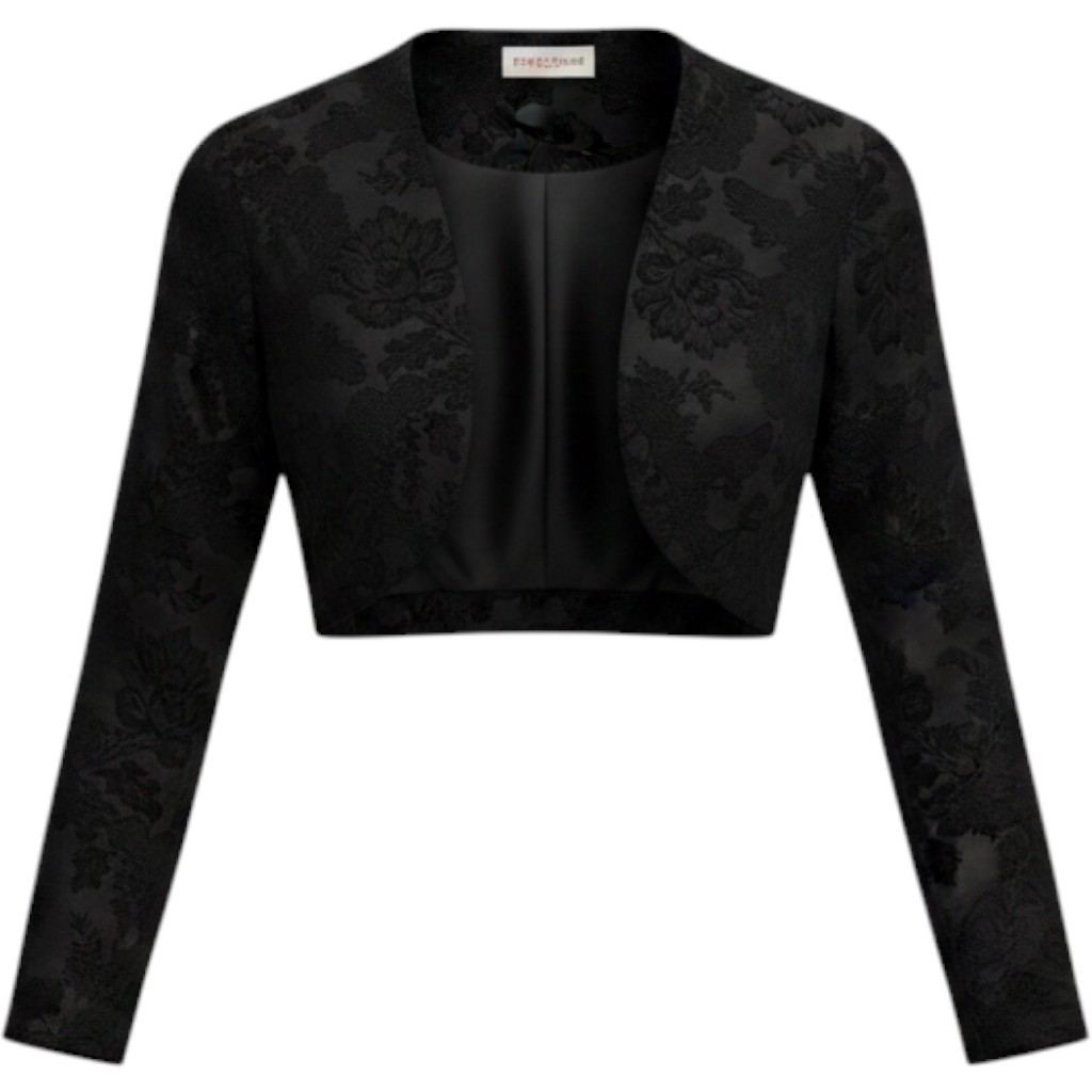 VTG Scott McClintock Damask Jacket S Shrug Whimsigoth Formal Elegant Bolero 4