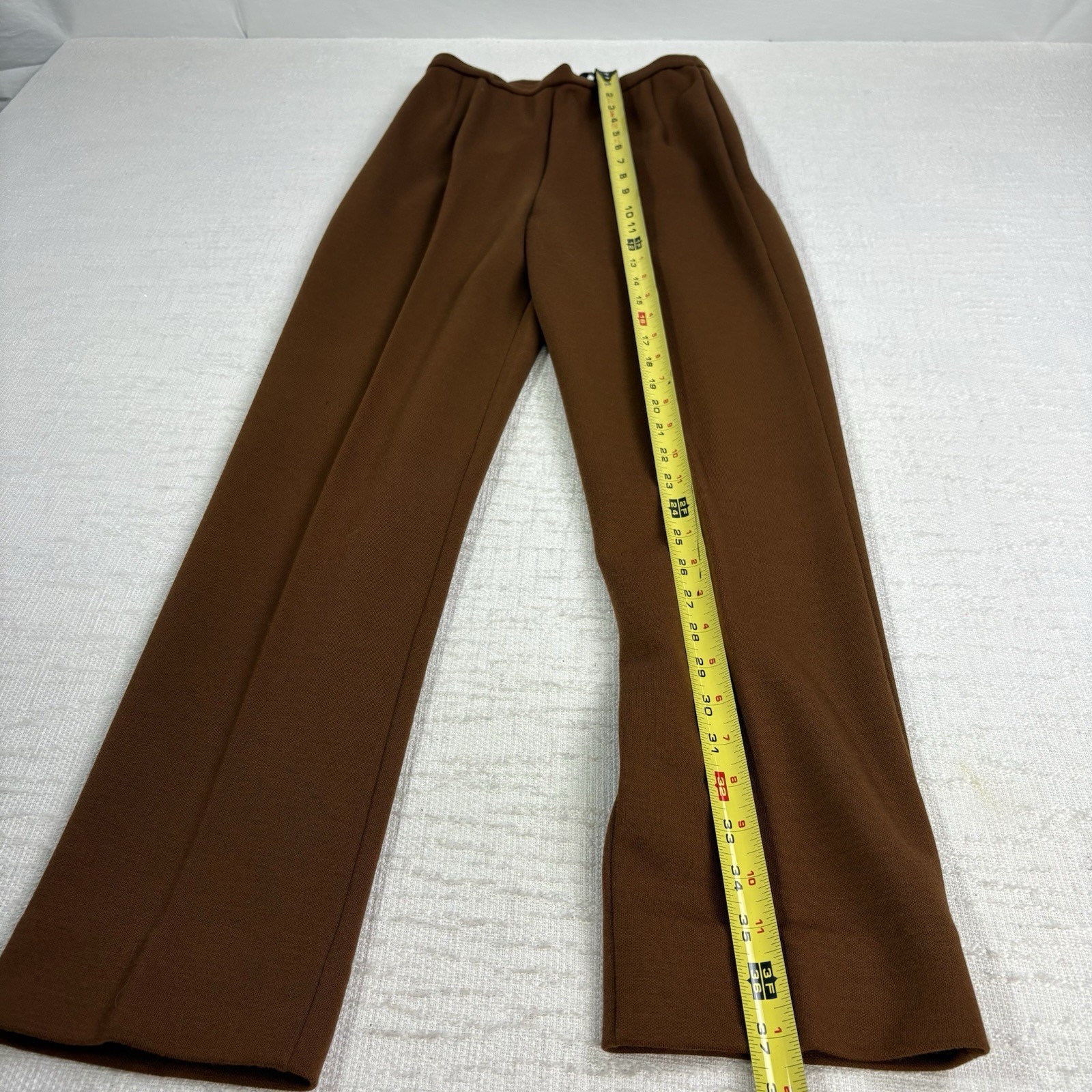 Vintage Catalina Wool Knit 3 Piece Set Top Skirt Pants Mod Chevron Womens NEW