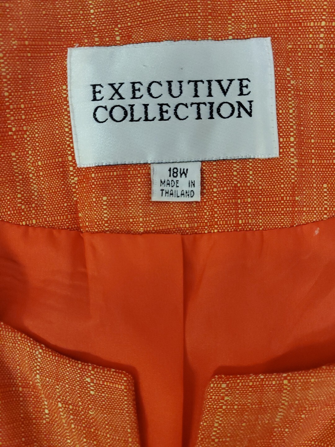 Executive Collection Vintage Burnt Orange Skirt Suit
