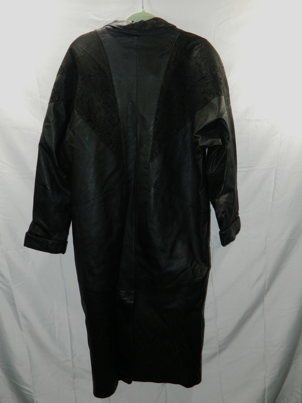 Learsi Genuine Long Leather Jacket Size Medium Vintage 80s
